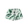 Baby Boy Girl Hawaiian Beach Shorts Swim Trunks Pineapple Fruit Leaf Cartoon Print Casual Broad Shorts Swimwear 0-4T (Leaves Beach Shorts, 6-12 Months) view 1