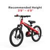 Segway Ninebot Kids Bike for Boys and Girls, 18 inch with Kickstand, Red view 2