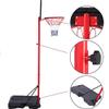 Best Gift Portable Removable Adjustable Teenager Basketball Rack Black & Red Height Adjustable Portable Basketball System, 1.6m~2.18m view 3
