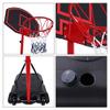 Best Gift Portable Removable Adjustable Teenager Basketball Rack Black & Red Height Adjustable Portable Basketball System, 1.6m~2.18m view 4
