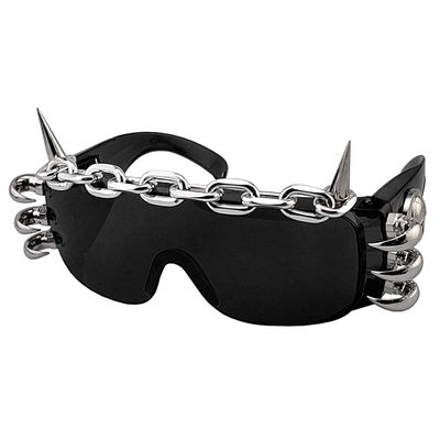 crazy hunter punk rock studded cosply dancing glasses cool men/lady sunglasses