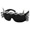 crazy hunter punk rock studded cosply dancing glasses cool men/lady sunglasses view 1