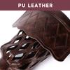 GSE Games & Sports Expert Set of 6 Heavy Duty PU Leather Billiard Pool Table Pockets, Billiard Pool Table Accessories (Walnut, Diamond) view 4