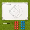 FORZA 18in x 12in Double-Sided Sports Coaching Whiteboard | 13 Sports Options - Magnetic Markers, Pen, and Eraser Included (Baseball, Without Carry Bag) view 1