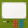 FORZA 18in x 12in Double-Sided Sports Coaching Whiteboard | 13 Sports Options - Magnetic Markers, Pen, and Eraser Included (Baseball, Without Carry Bag) view 2