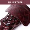 GSE Games & Sports Expert Set of 6 Heavy Duty PU Leather Billiard Pool Table Pockets, Billiard Pool Table Accessories (Dark Cherry, Diamond) view 4