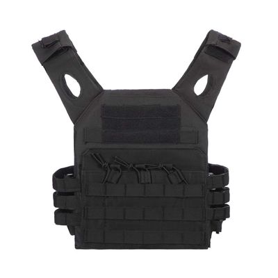Jipemtra Tactical Airsoft Vest Outdoor Molle Breathable JPC Game Protective Adjustable Modular Chest Set CS Field Training Vest for Slim Person