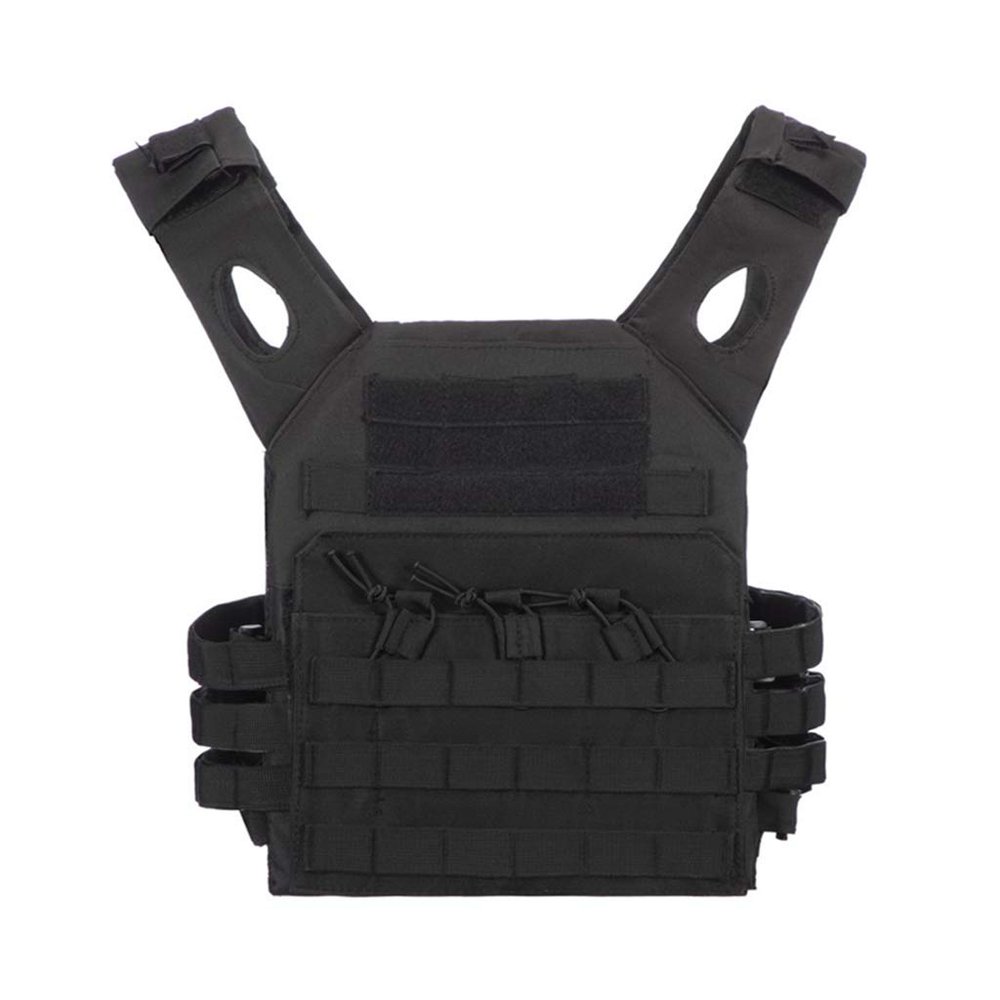 Jipemtra Tactical Airsoft Vest Outdoor Molle Breathable JPC Game Protective Adjustable Modular Chest Set CS Field Training Vest for Slim Person