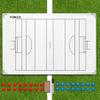 FORZA 35in x 24in Double-Sided Sports Coaching Whiteboard | 13 Sport Options - Dry Erase Board Equipped with Magnetic Markers, Pen & Eraser (Gaelic Football, Without Carry Bag) view 1