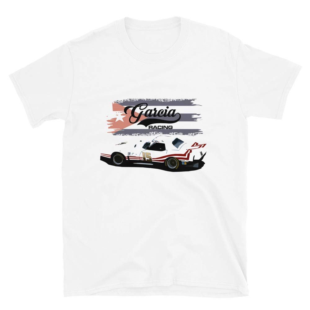 JG Infinite Garcia Racing 'Vette IMSA Race Car Short-Sleeve Unisex T-Shirt White