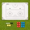 FORZA 18in x 12in Double-Sided Sports Coaching Whiteboard | 13 Sports Options - Magnetic Markers, Pen, and Eraser Included (Hockey, Without Carry Bag) view 2