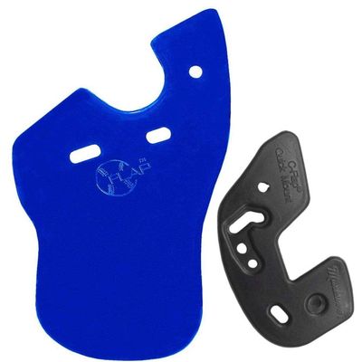 C Flap Jaw Protection w/Quick Mount (no Drill) - Right Hand Bat - Matte Royal