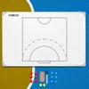 FORZA 35in x 24in Double-Sided Sports Coaching Whiteboard | 13 Sport Options - Dry Erase Board Equipped with Magnetic Markers, Pen & Eraser (Handball, Without Carry Bag) view 2