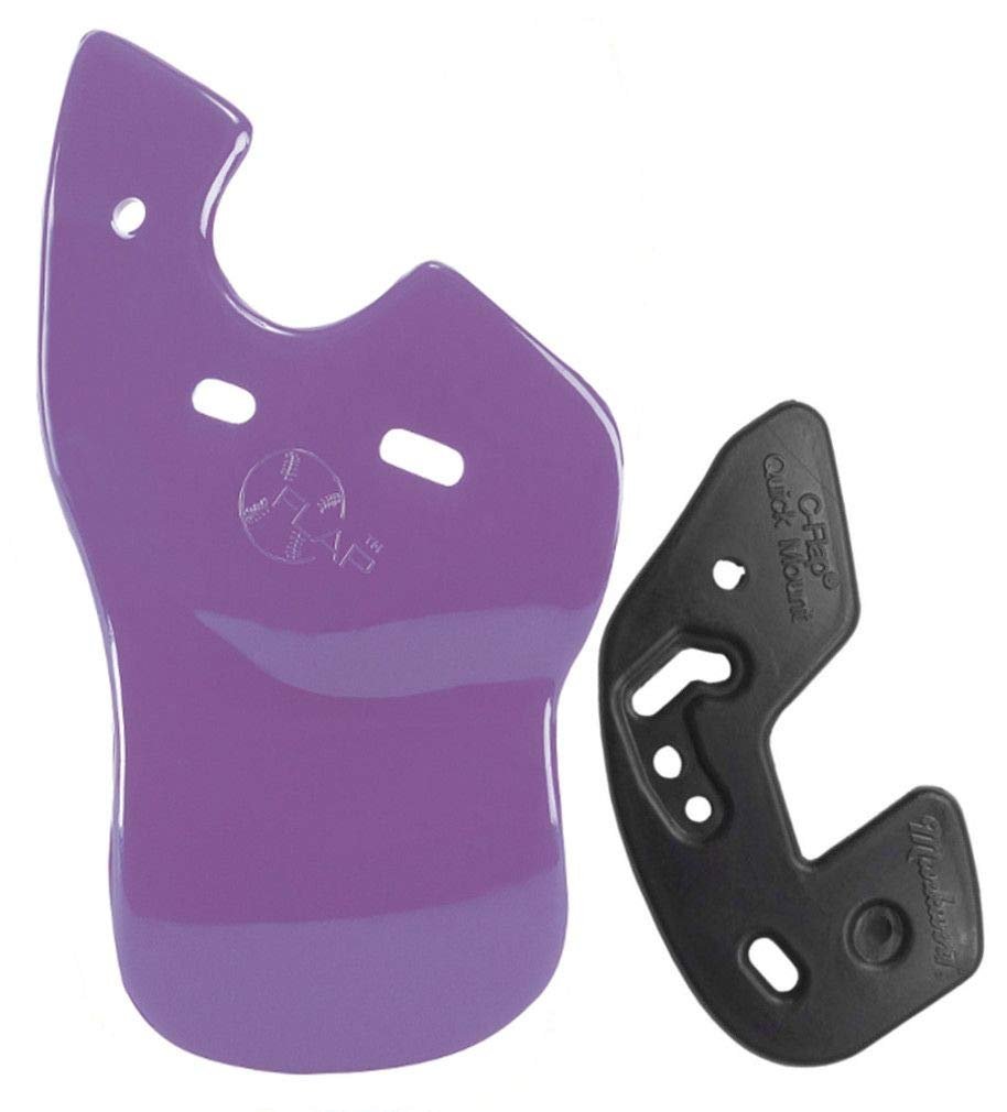 C Flap Jaw Protection w/Quick Mount (no Drill) - Left Hand Batter - Purple