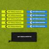 Full Flag Football Package | Football Accessories for Outdoor Games | Football Training Equipment Kit | Flag Football Belts Kids Set (Official (14+), Starter Pack) view 1