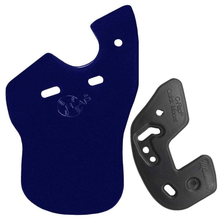 Markwort C-Flap Quick Mount Right Handed Batter Face Guard - Matte Navy