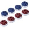 GSE Games & Sports Expert 2-1/8" (54 mm) Set of 8 Chrome Shuffleboard Pucks for Shuffleboard Table Accessories view 1