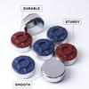 GSE Games & Sports Expert 2-1/8" (54 mm) Set of 8 Chrome Shuffleboard Pucks for Shuffleboard Table Accessories view 3