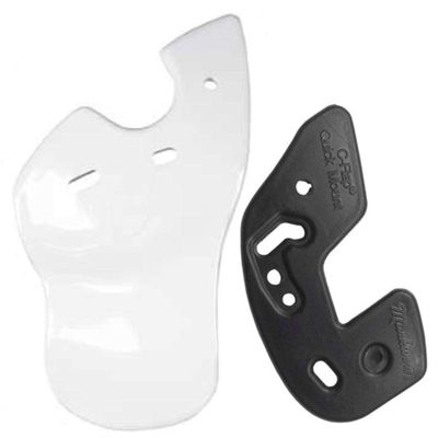 C Flap Jaw Protection w/Quick Mount (no Drill) - Right Hand Batter - White