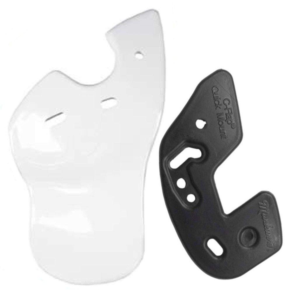 C Flap Jaw Protection w/Quick Mount (no Drill) - Right Hand Batter - White