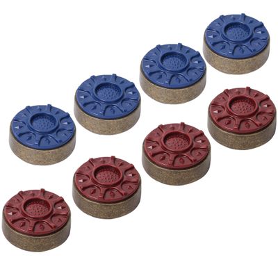 GSE Games & Sports Expert 2-5/16" (59 mm) Set of 8 Bronze Shuffleboard Pucks for Shuffleboard Table Accessories