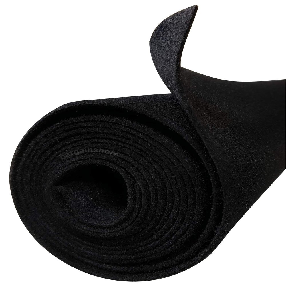 Polymat 12ft x 45in Black S60 Liner Carpet Compatible with Drift Boat Trailer BUNK