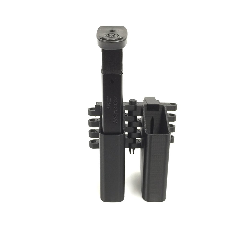 eAMP Challenger - S&W M&P 9mm/40 Double Stack Dual Magazine Pouch - MagP0145-B