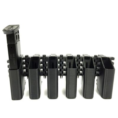 eAMP Challenger - S&W M&P 9mm/40 Double Stack Six Magazine Pouch - MagP0145-F