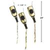 NYE Gold FOIL Champagne Bottles W Tassle - Party Decor - 6 Pieces view 2