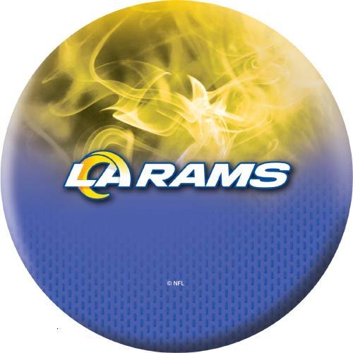 Strikeforce Bowling NFL Los Angeles Rams On Fire Undrilled Bowling Ball