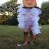 Flydreamfeathers 25 Gram, 4 Feet Long Chandelle Feather Boa, Party, Wedding, Halloween Costume, Christmas Tree, Decoration (White W/Silver Tinsel Color) view 2