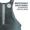Astral Sturgeon Life Jacket - High-Ventilation USCG Type III PFD Adult Life Vest for Fishing & Touring - Pebble Gray - Medium/Large view 3