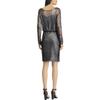 American Living Womens Floral Lace Cocktail Dress, Metallic, 12 view 3