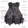 BASSDASH Fly Fishing Vest Multi Pocket Waistcoat Adjustable Size Gifts for Men Women view 3