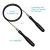 lliang Skipping Rope Fitness Speed Jump Rope Self-Locking Adjustable Metal Skipping Ropes for Workout Jumping Training view 2