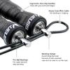 Skipping Rope Sweatproof jump rope Adjustable skipping Exercise Fitness Training Professional Heavy Jump Rope Fitness view 2
