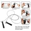 Skipping Rope Sweatproof jump rope Adjustable skipping Exercise Fitness Training Professional Heavy Jump Rope Fitness view 3
