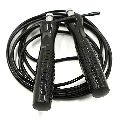 lliang Skipping Rope Fitness Rope Training Jump Rope Cable Ball Bearings Non-Slip Handle Adjustable Skip Speed Rope for Boxing Training