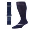 Baseball/Softball Sock & Belt Combo | Mens Womens Youth Baseball Sock & Baseball Belt | Notorious Sports (Navy, Large) view 1