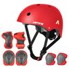 USTINE Kids Bike Helmet Set, Toddler Skateboard Helmets for Ages 2-14 Boys Girls, Adjustable Sports Helmet with Protective Gear Set Knee Elbow Wrist Pads for Skateboard Cycling Scooter Rollerblading view 1