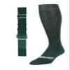 Baseball/Softball Sock & Belt Combo | Mens Womens Youth Baseball Sock & Baseball Belt | Notorious Sports (Forest, Medium) view 1