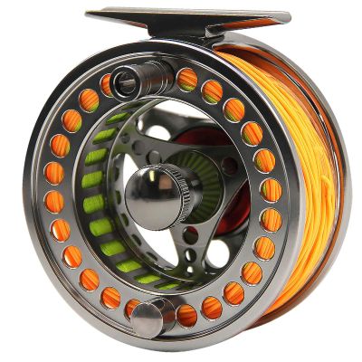 ANGLER DREAM Fly Fishing Reel with Line Combo WF 3WT Preloaded Fly Line Spool with 3/4WT Fly Reel