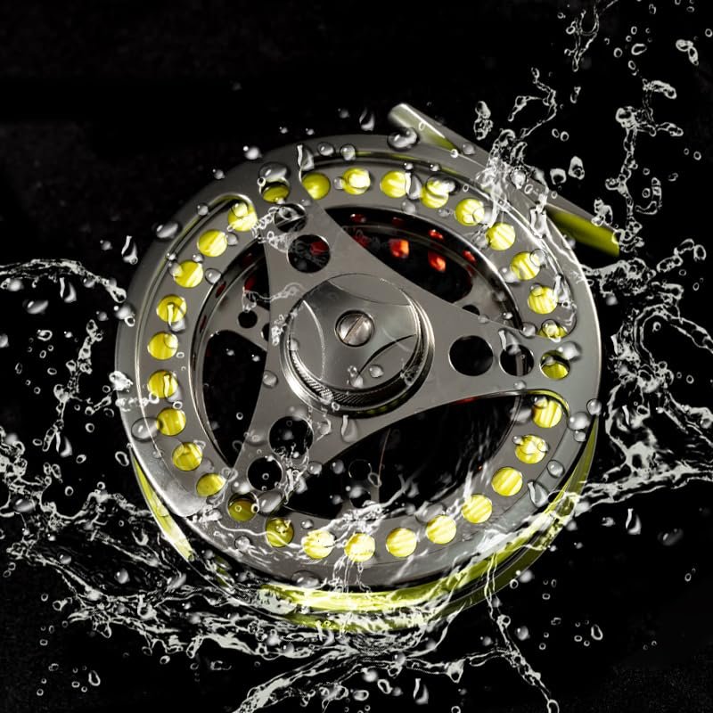 ANGLER DREAM Fly Fishing Reel wih Line Combo WF 3WT Fly Reel Preloaded Fly Line Spool 3/4WT Fly Reel