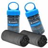 YQXCC Cooling Towel | 2 Pack 47"x12" | Ice Cool for Neck | Soft Breathable Microfiber Chilly | for Yoga, Golf, Gym, Camping, Running, Workout & More Activities view 1