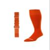 Baseball/Softball Sock & Belt Combo | Mens Womens Youth Baseball Sock & Baseball Belt | Notorious Sports (Orange, XSmall) view 1