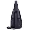 Hebetag Leather Sling Bag Crossbody Backpack for Men Women Outdoor Travel Shoulder Chest Pouch Casual Hiking Pack view 3