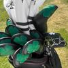 Barudan Golf Shamrock Clover Blade Putter Cover Headcover Club Protector with Magnet Closure fits Blade Style putters (Black) view 3