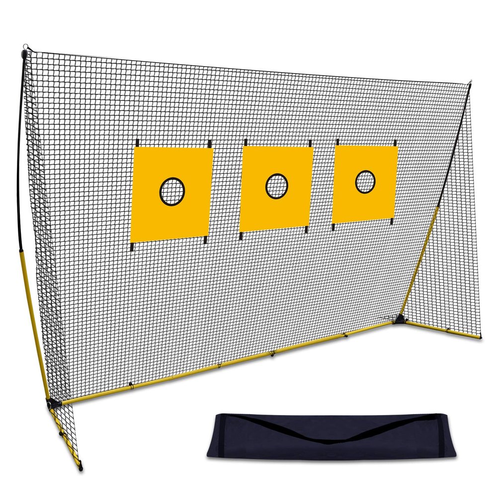 Strong Camel Backyard Soccer Goal Target Outdoor Folding Soccer Net Golf Practice Hitting Net with Carry Bag
