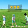 Strong Camel Backyard Soccer Goal Target Outdoor Folding Soccer Net Golf Practice Hitting Net with Carry Bag view 3