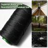 9KM DWLIFE Black Braided Kevlar Cord, 500-1500lb, Heavy Duty Huge Kite String, Model Rocket, Paracord, Fishing Assist Cord, Camping, Hiking, Outdoor Survival Rope view 4